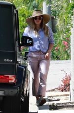 HILARY DUFF at Her Sons Baseball Game in Studio City 04/14/2018