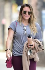 HILARY DUFF Heading to a Gym in Los Angeles 03/31/2018