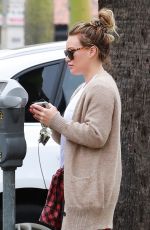 HILARY DUFF Out in Los Angeles 04/07/2018