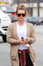 HILARY DUFF Out in Los Angeles 04/07/2018