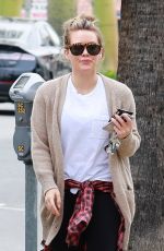 HILARY DUFF Out in Los Angeles 04/07/2018