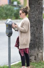 HILARY DUFF Out in Los Angeles 04/07/2018
