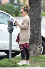 HILARY DUFF Out in Los Angeles 04/07/2018
