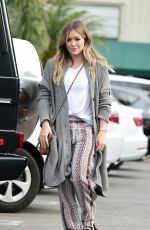 HILARY DUFF Out Shopping in Los Angeles 04/15/2018