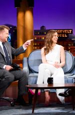 HILARY SWANK at Late Late Show with James Corden 03/28/2018