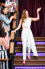 HILARY SWANK at Late Late Show with James Corden 03/28/2018