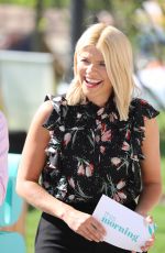 HOLLY WILLOGHBY at This Morning in London 04/16/2018