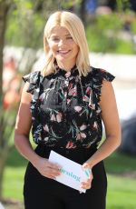 HOLLY WILLOGHBY at This Morning in London 04/16/2018