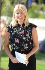 HOLLY WILLOGHBY at This Morning in London 04/16/2018