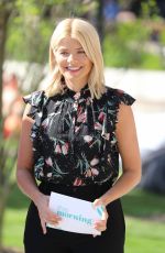 HOLLY WILLOGHBY at This Morning in London 04/16/2018