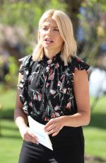 HOLLY WILLOGHBY at This Morning in London 04/16/2018