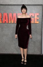 INGRID BISU at Rampage Premiere in Los Angeles 04/04/2018
