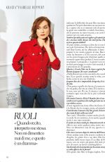 ISABELLE HUPPERT in Grazia magazine, April 2018