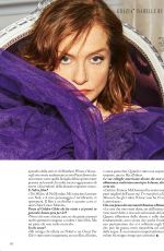 ISABELLE HUPPERT in Grazia magazine, April 2018