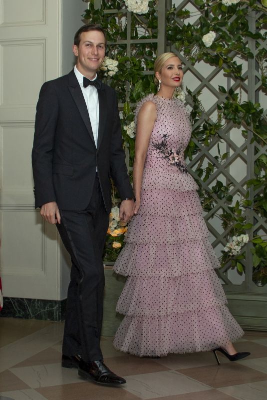 IVANKA TRUMP at State Dinner Honoring President Emmanuel Macron in Washington 04/242018