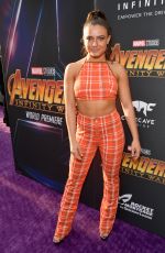 JADE CHYNOWETH at Avengers: Infinity War Premiere in Los Angeles 04/23/2018