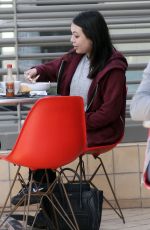 JANEL PARRISH Out for Lunch in Los Angeles 04/06/2018