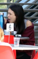 JANEL PARRISH Out for Lunch in Los Angeles 04/06/2018