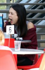 JANEL PARRISH Out for Lunch in Los Angeles 04/06/2018
