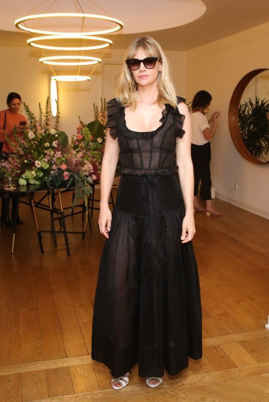 JANUARY JONES at Garrett Leight x Ulla Johnson Party in Beverly Hills 04/04/2018