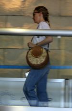 JANUARY JONES at Los Angeles International Airport 04/13/2018