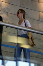 JANUARY JONES at Los Angeles International Airport 04/13/2018