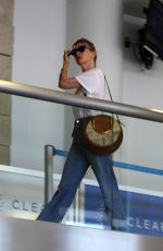 JANUARY JONES at Los Angeles International Airport 04/13/2018