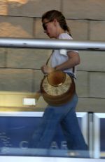 JANUARY JONES at Los Angeles International Airport 04/13/2018