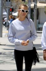 JASMINE TOOKES and JOSEPHINE SKRIVER Out for Lunch at Villa Blanca in Beverly Hills 04/24/2018