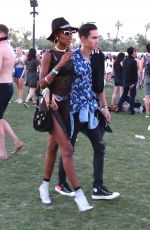 JASMINE TOOKES at Coachella Valley Music & Arts Festival in Palm Springs 04/14/2018