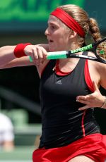 JELENA OSTAPENKO at 2018 Miami Open Final in Key Biscayne 03/31/2018