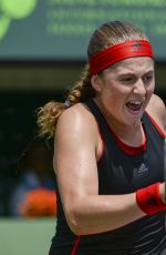 JELENA OSTAPENKO at 2018 Miami Open Final in Key Biscayne 03/31/2018