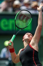 JELENA OSTAPENKO at 2018 Miami Open Final in Key Biscayne 03/31/2018