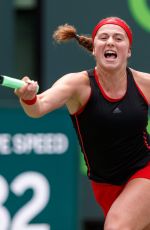 JELENA OSTAPENKO at 2018 Miami Open Final in Key Biscayne 03/31/2018