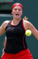 JELENA OSTAPENKO at 2018 Miami Open Final in Key Biscayne 03/31/2018