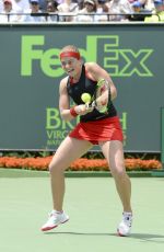 JELENA OSTAPENKO at 2018 Miami Open Final in Key Biscayne 03/31/2018