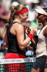 JELENA OSTAPENKO at 2018 Miami Open Final in Key Biscayne 03/31/2018