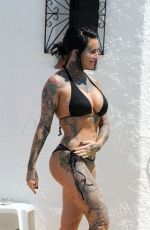 JEMMA LUCY in Bikini at a Pool in Portugal 04/18/2018
