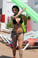JEMMA LUCY in Bikini at a Pool in Portugal 04/18/2018