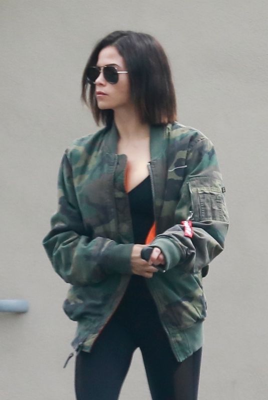 JENNA DEWAN Arrives at Yoga Class in Studio City 04/02/2018