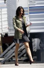 JENNA DEWAN BAck on the Set of Mixtape in Los Angeles 04/10/2018