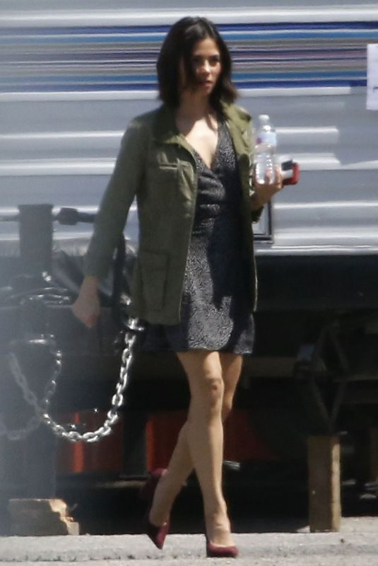 JENNA DEWAN BAck on the Set of Mixtape in Los Angeles 04/10/2018