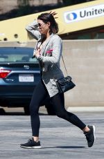 JENNA DEWAN Leaves a Gym in Los Angeles 04/09/2018