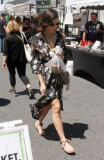 JENNA DEWAN Shopping at Farmer
