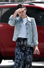 JENNA DEWAN with Her Dog at Veterinary Specialty Center in Los Angeles 04/27/2018
