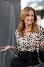 JENNA FISCHER on the Set of Extra in Universal City 03/26/2018