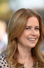 JENNA FISCHER on the Set of Extra in Universal City 03/26/2018