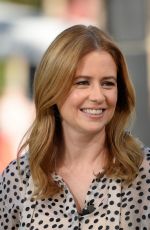 JENNA FISCHER on the Set of Extra in Universal City 03/26/2018