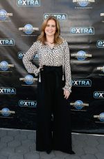 JENNA FISCHER on the Set of Extra in Universal City 03/26/2018