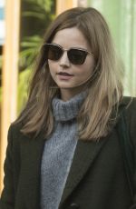 JENNA LOUISE COLEMAN on the Set of Her New Drama The Cry in Glasgow 04/09/2018